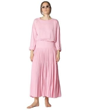 SMINFINITY Maxi Skirts - Pink