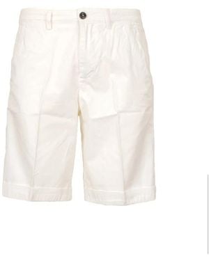40weft Bermuda Chino Regular Fit - Weiß