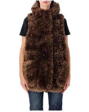 Vegancode Faux Fur & Shearling Jackets - Marrón
