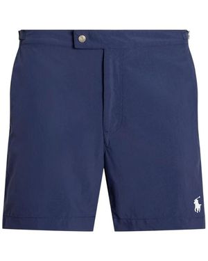 Polo Ralph Lauren Badmode ,Blauw ,Leer Zwemshort