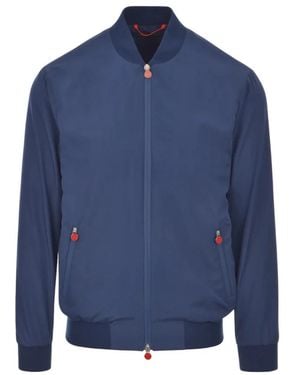 Kiton Bomber Jackets - Azul