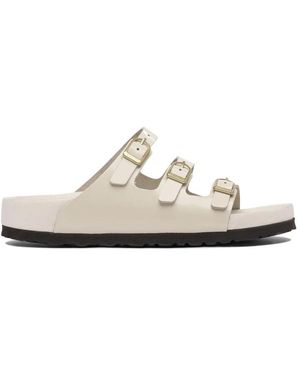 Birkenstock Sliders - Blanco
