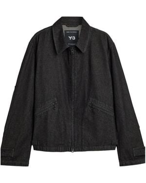 Y-3 Denim Jackets - Noir