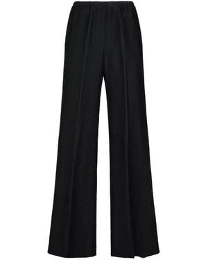 forte_forte Wide Trousers - Black
