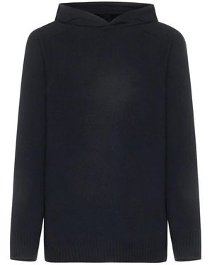 D4.0 Virgin Wool Hoodie - Blauw