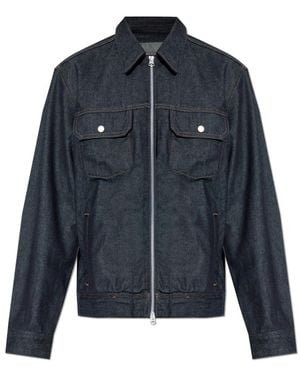 Rag & Bone Jassen ,Blauw ,Denim Beau Denim Trucker Jacket