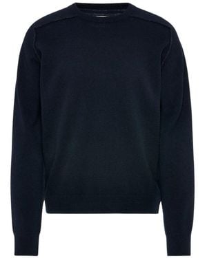 Maison Margiela Round-Neck Knitwear - Azul