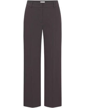 Seductive Wide Trousers - Gris
