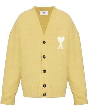 Ami Paris Cardigans - Geel