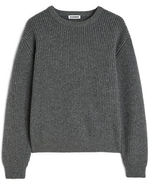 Jil Sander Round-Neck Knitwear - Gris