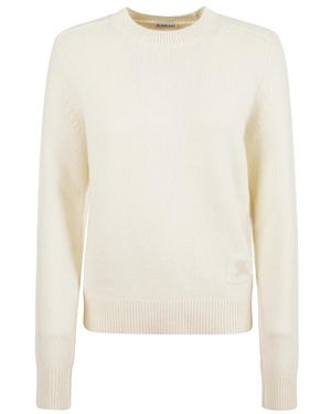 Burberry Cashmere Knitwear - Blanco
