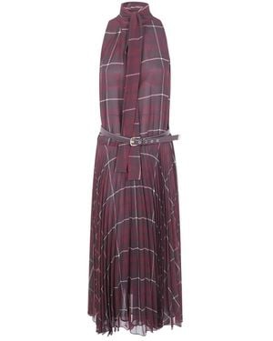 Max Mara Kleedjes ,Rood ,Midi Kleedjes - Paars