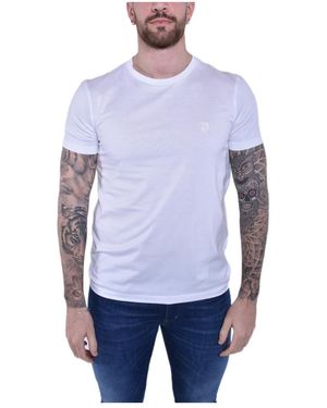 Dondup Marineblau besticktes logo t-shirt,t-shirts