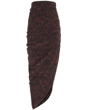 Cortana Midi Skirts - Brown