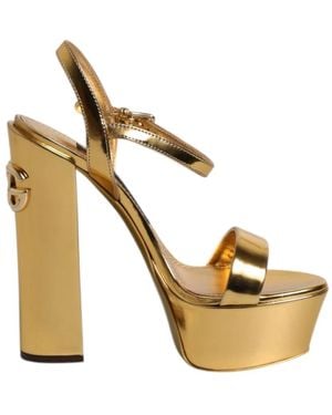 Dolce & Gabbana High Heel Sandals - Métallisé