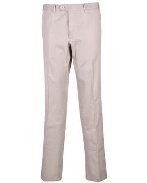 Santaniello Stretch Katoenen Broek - Grijs