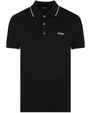 ZEGNA Polo Shirts - Nero