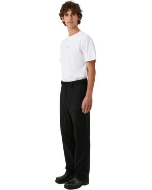Soulland Straight Trousers - Nero