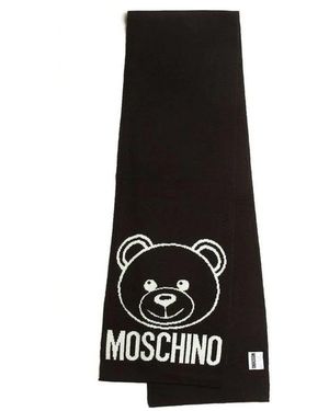 Moschino Accessoires ,Zwart ,Wol Sjaals
