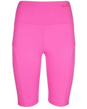 MSGM Training Shorts - Rose