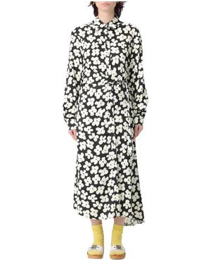 MSGM Shirt Dresses - Bianco