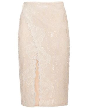 Miss Bikini Midi Skirts - Natural