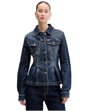 Guess Denim Jackets - Blue