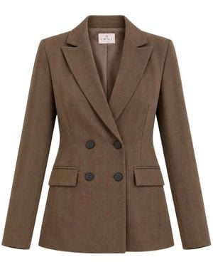 Marella Jassen ,Bruin ,Polyester Emmpiega Jas