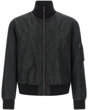 MM6 by Maison Margiela Bomber Jackets - Black