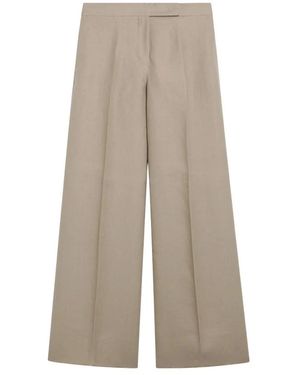 Max Mara Broeken ,Linnen Mxsbig Broek - Naturel