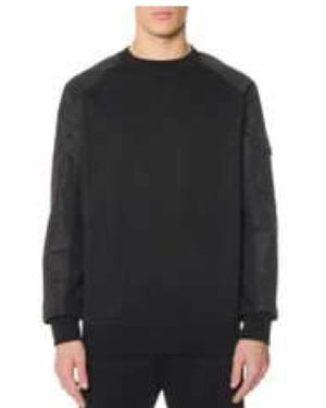 Moncler Cotton Blend Sweatshirt - Zwart