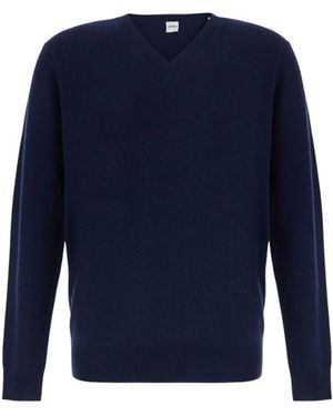 Aspesi V-Neck Knitwear - Azul