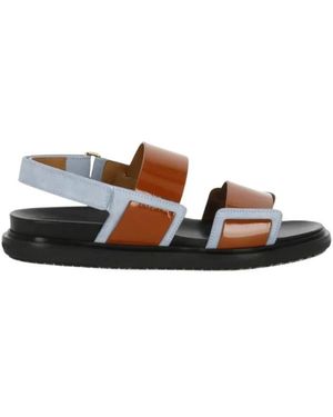Marni Flat Sandals - Marrón
