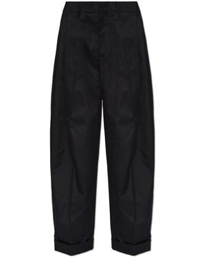 DSquared² Broeken ,Zwart ,Katoen Gekreukte Broek