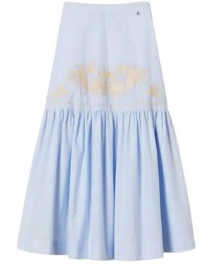 Twinset Midi Skirts - Blanco