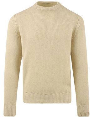 FILIPPO DE LAURENTIIS Unisex Crew-Neck Knitted Jumper - Natural