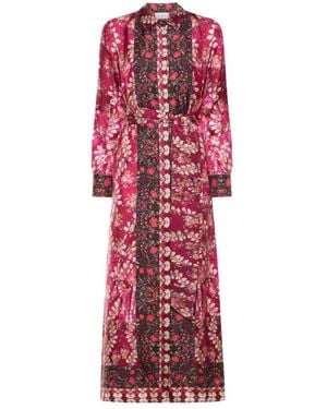 Pierre Louis Mascia Midi Dresses - Red