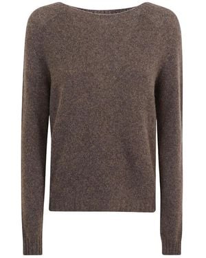 Roberto Collina Round-Neck Knitwear - Marrón