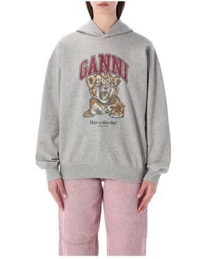 Ganni Hoodies - Grey
