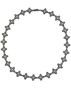 DARKAI Clover Baguette Halskette - Mettallic