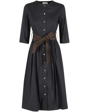Kiltie Midi Dresses - Negro