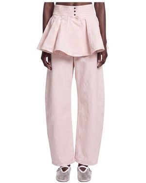 Alaïa Loose Fit Jeans - Pink