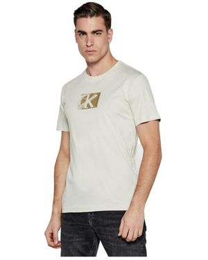 Calvin Klein Tshirt Mc - Wit