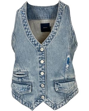 Denham Vests - Blu