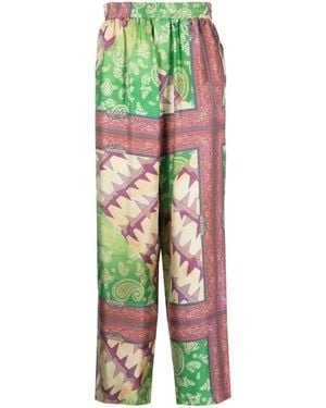 Aries Wide Pants - Green