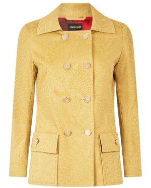 Roberto Cavalli Light Jackets - Yellow