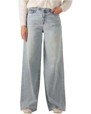 7 For All Mankind Marie Wide Leg Jeans Ode To - Grijs
