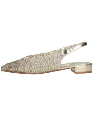 Notre-v Pointed Toe Slingbacks - Geel