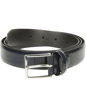 Anderson's Gladde Leren Riem - Zwart