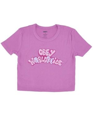 Obey T-Shirts - Morado